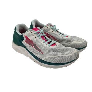 Altra Torin 5 Road Running Sneakers Grey Teal  Womens 8.5 Zero Drop Flat Shoe